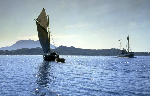 Vegstein ligger nord p� Vega og vi venter mange flotte seglere slik som denne under sommerens landsstevne.